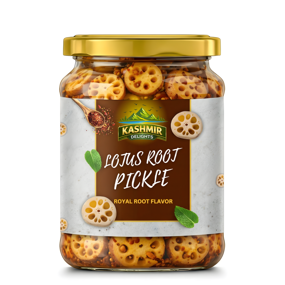 Kashmir Delights Lotus Root Pickle β A Refined Traditional Favorite - Kashmir Delights