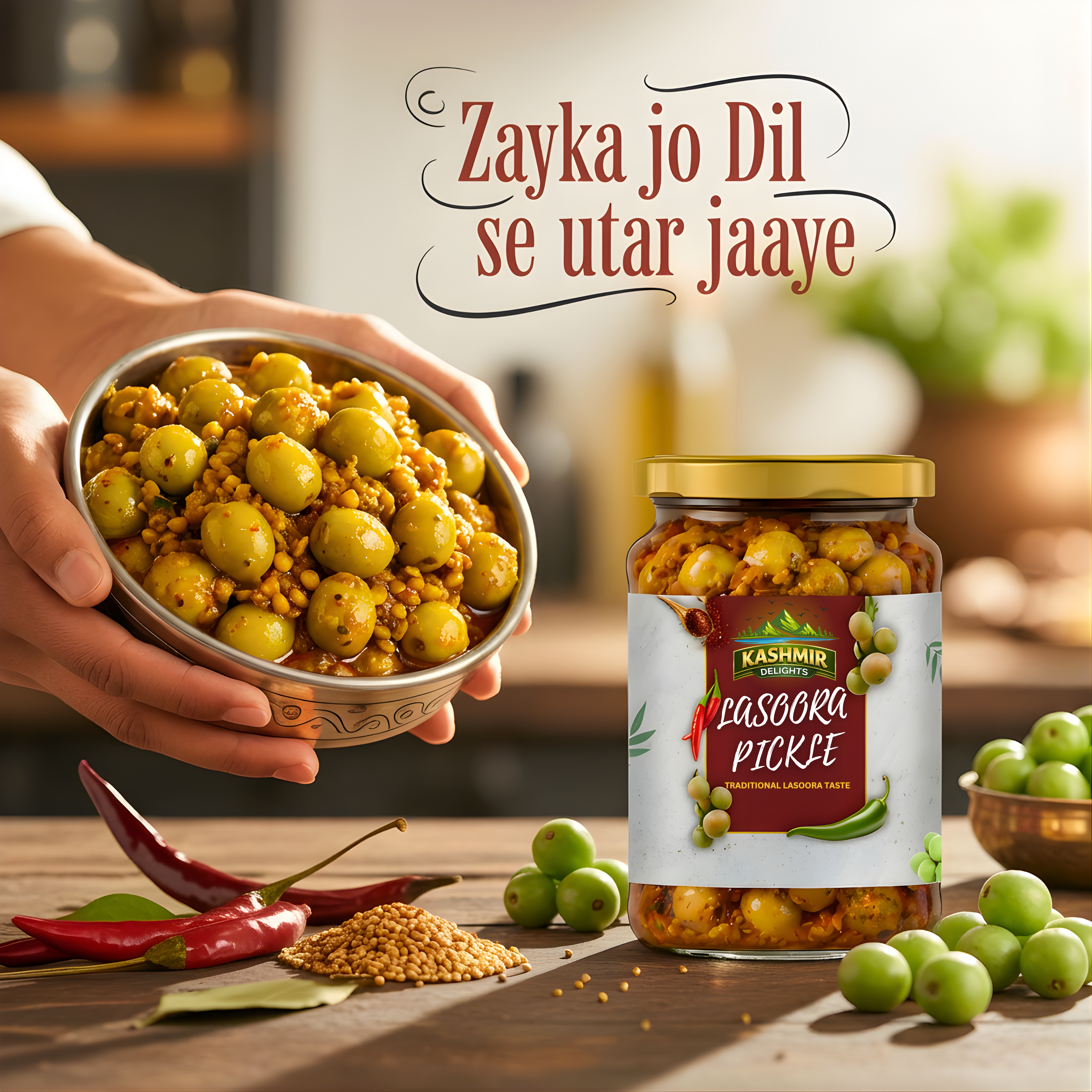 Kashmir Delights Lasoora Pickle – A Rare Traditional Treasure - Kashmir Delights
