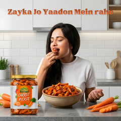 Kashmir Delights Spicy Carrot Pickle – Crunch You’ll Love - Kashmir Delights