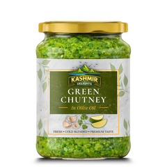 Kashmir Delights Authentic Green Chutney In Olive Oil - Kashmir Delights
